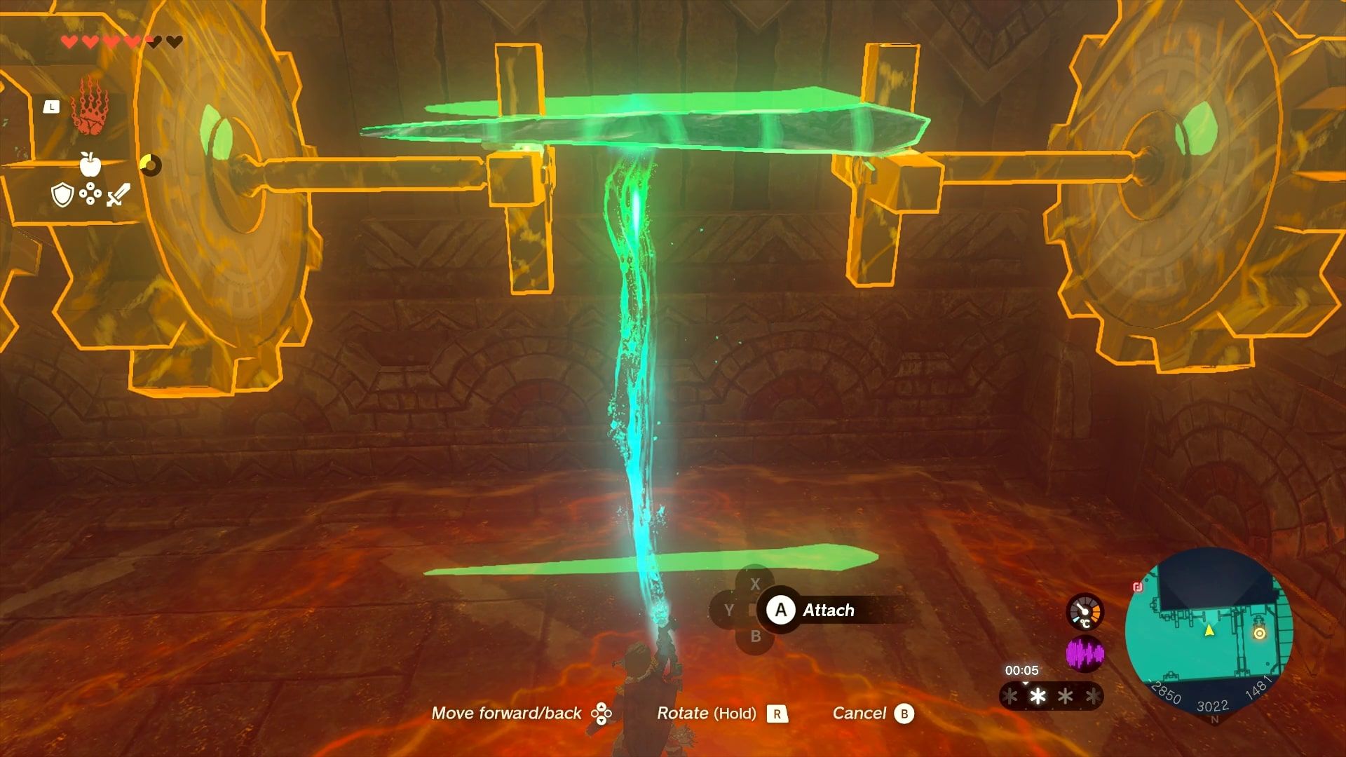 Tears of the Kingdom - Temple of the Winds - Gear Puzzle