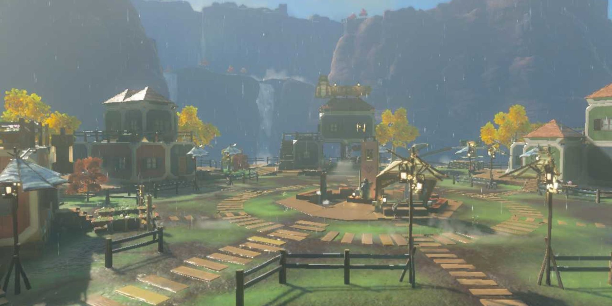 The center of Tarrey Town in The Legend of Zelda Tears of the Kingdom