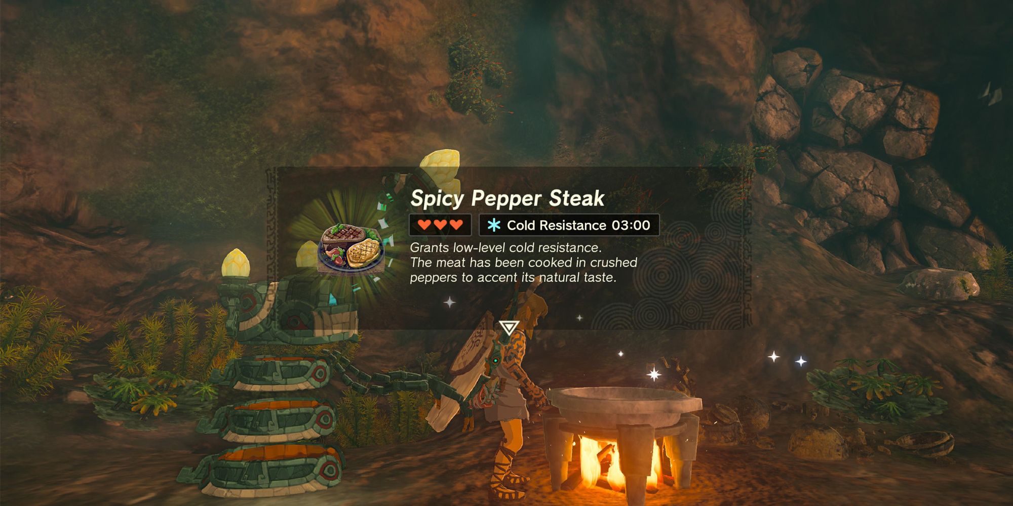 The Legend of Zelda: Kingdom of Tears Spicy Pepper Steak