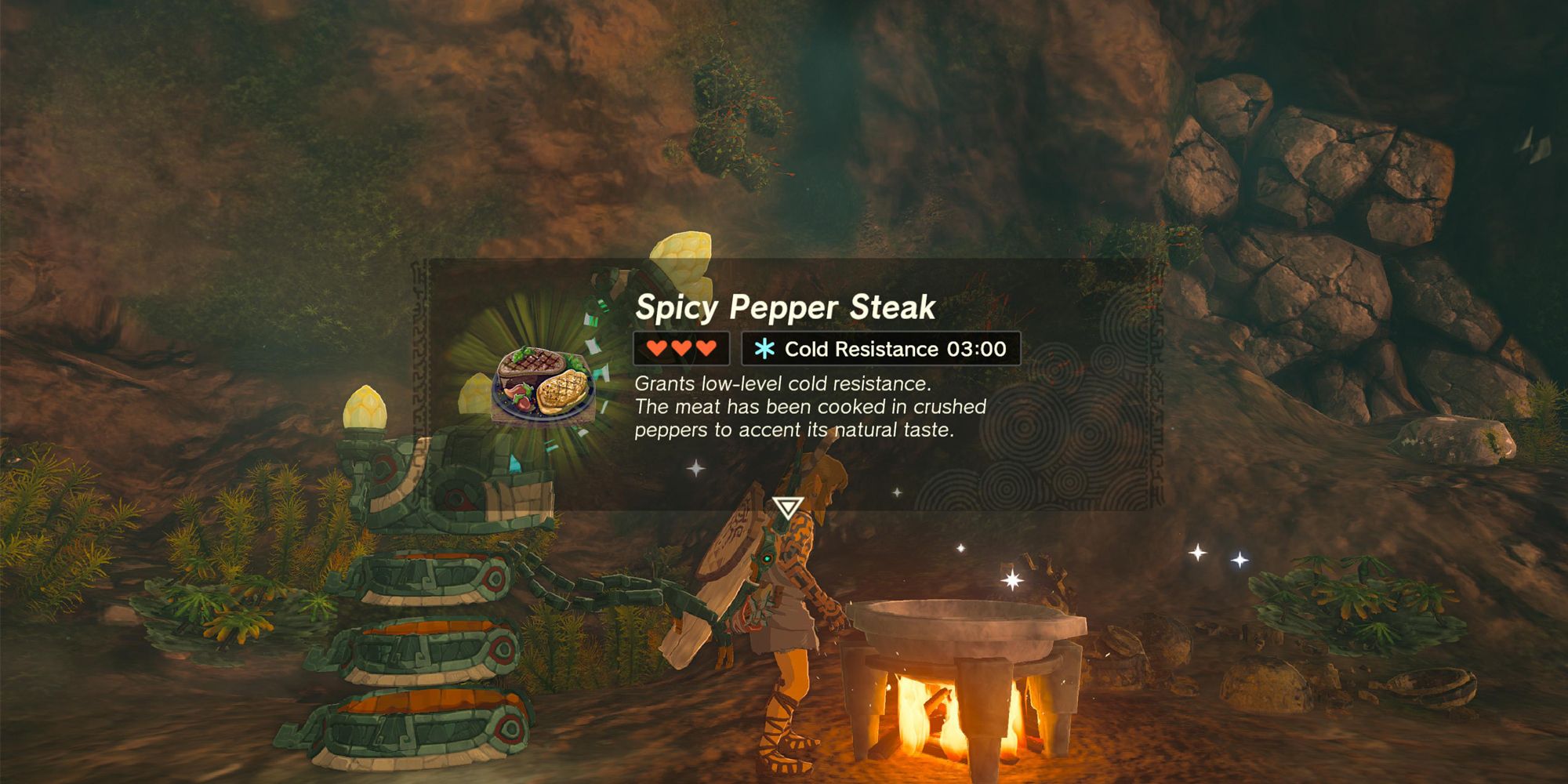 The Legend Of Zelda: Tears Of The Kingdom Steak Épicé Au Poivre