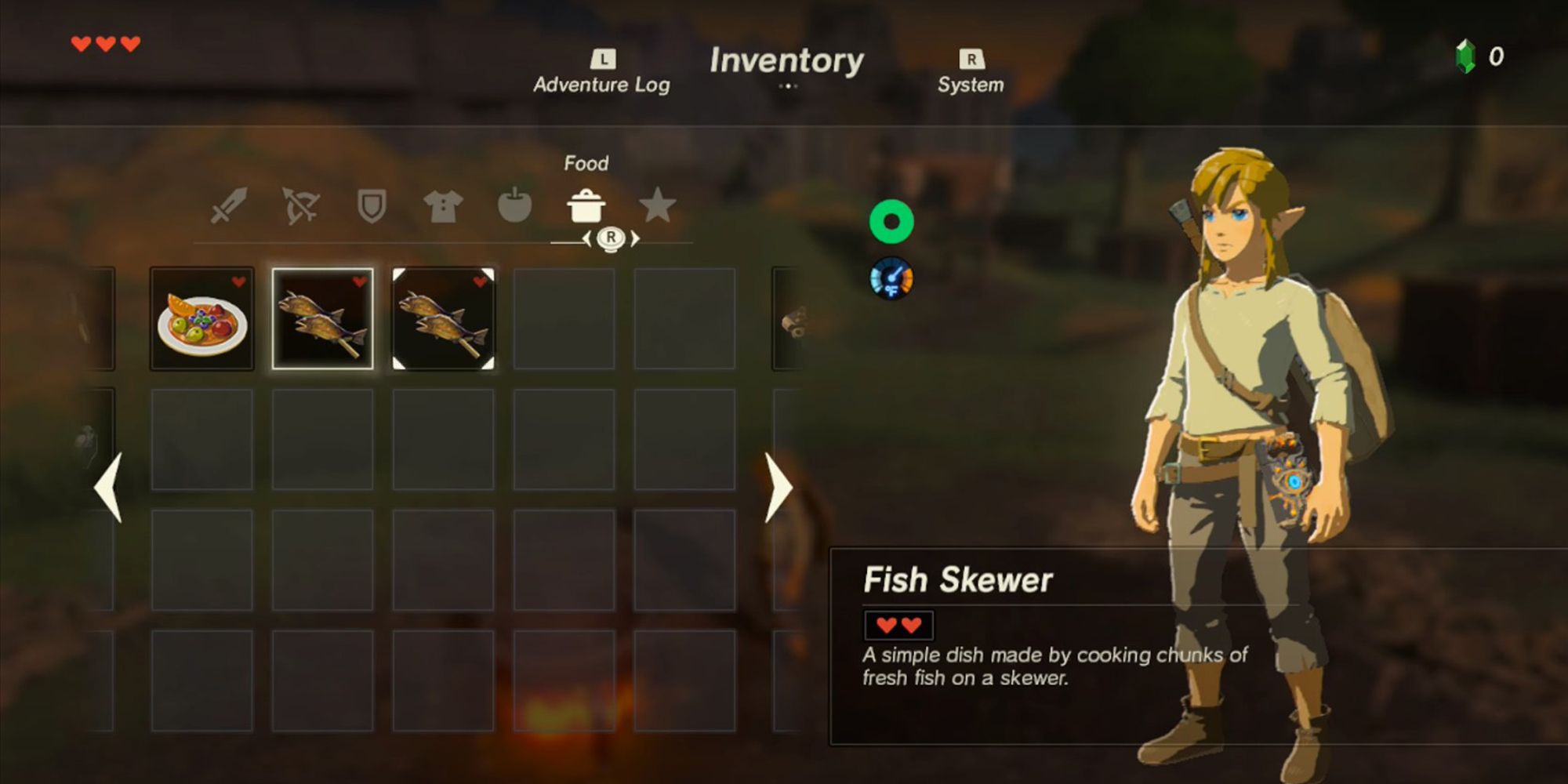 The Legend of Zelda: Tears of the Realm Fish Skewers