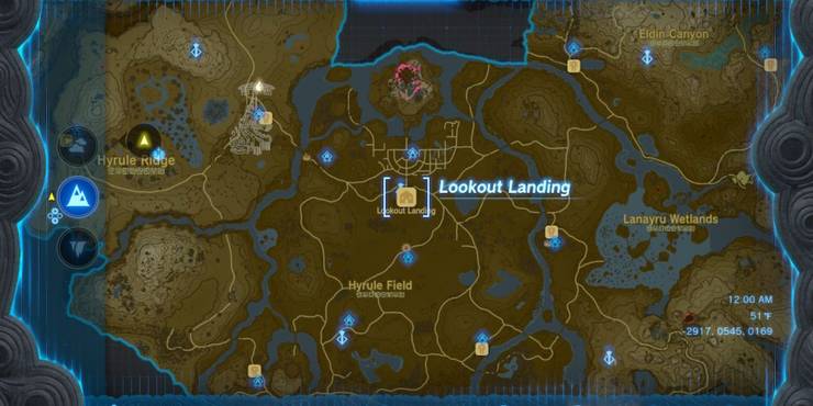 Return To The Lookout Landing Shelter After You've Helped The First Region