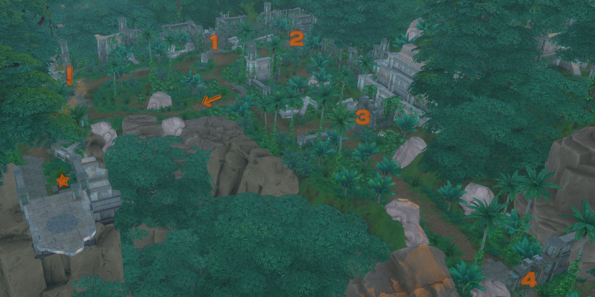 The Sims 4 Jungle Adventure Final Area