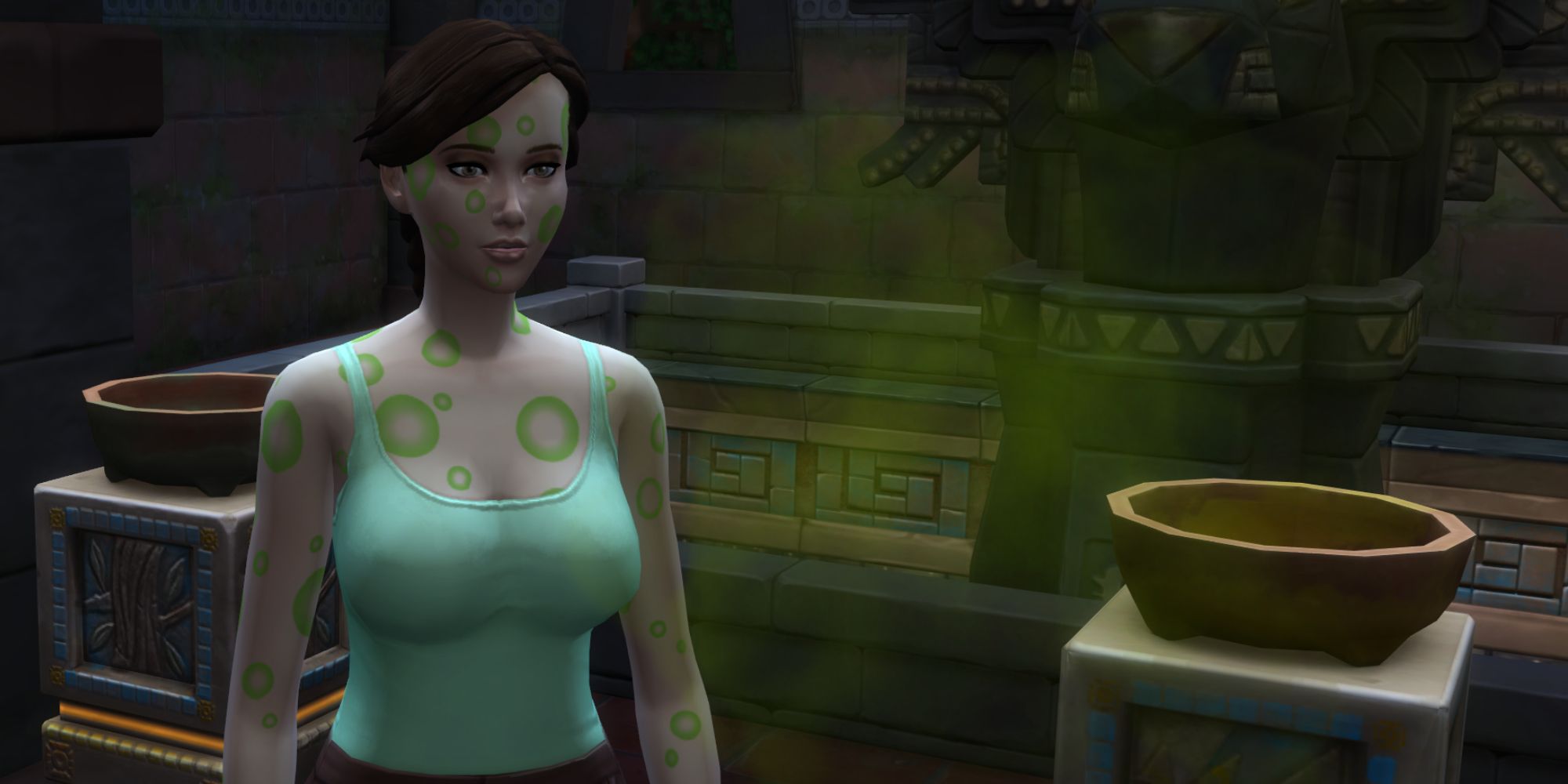 The Sims 4 Jungle Adventure Poison symptoms