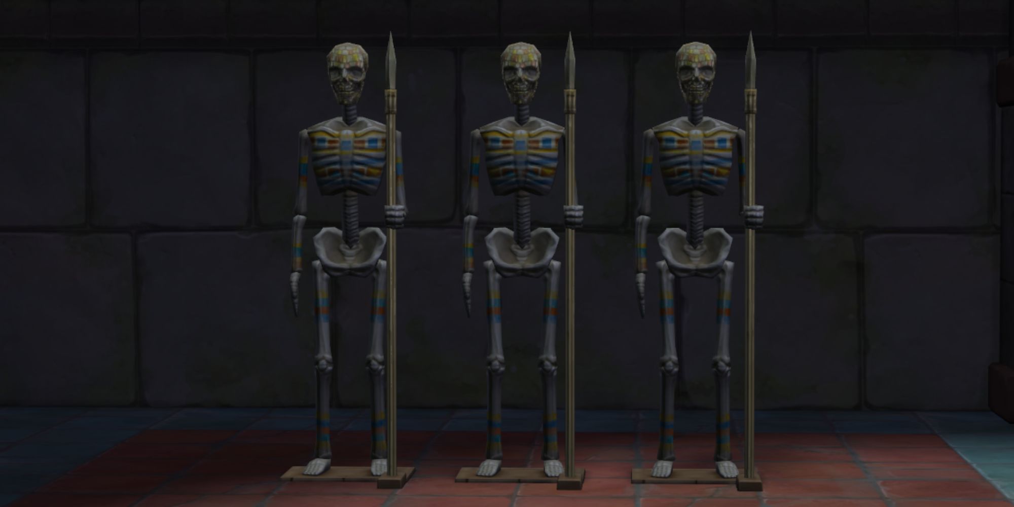 The SIms 4 Jungle Adventure Skeleton Puzzle Light