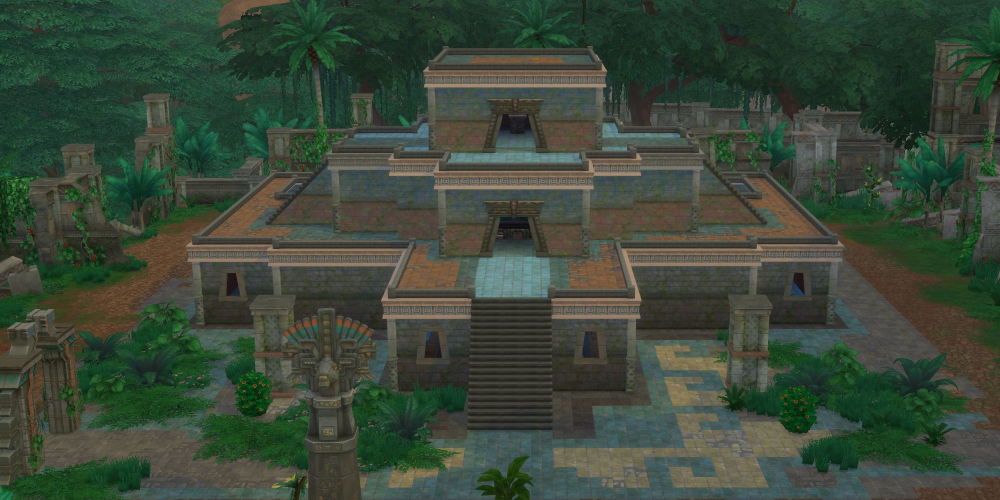 The Sims 4 Jungle Adventure Temple-1