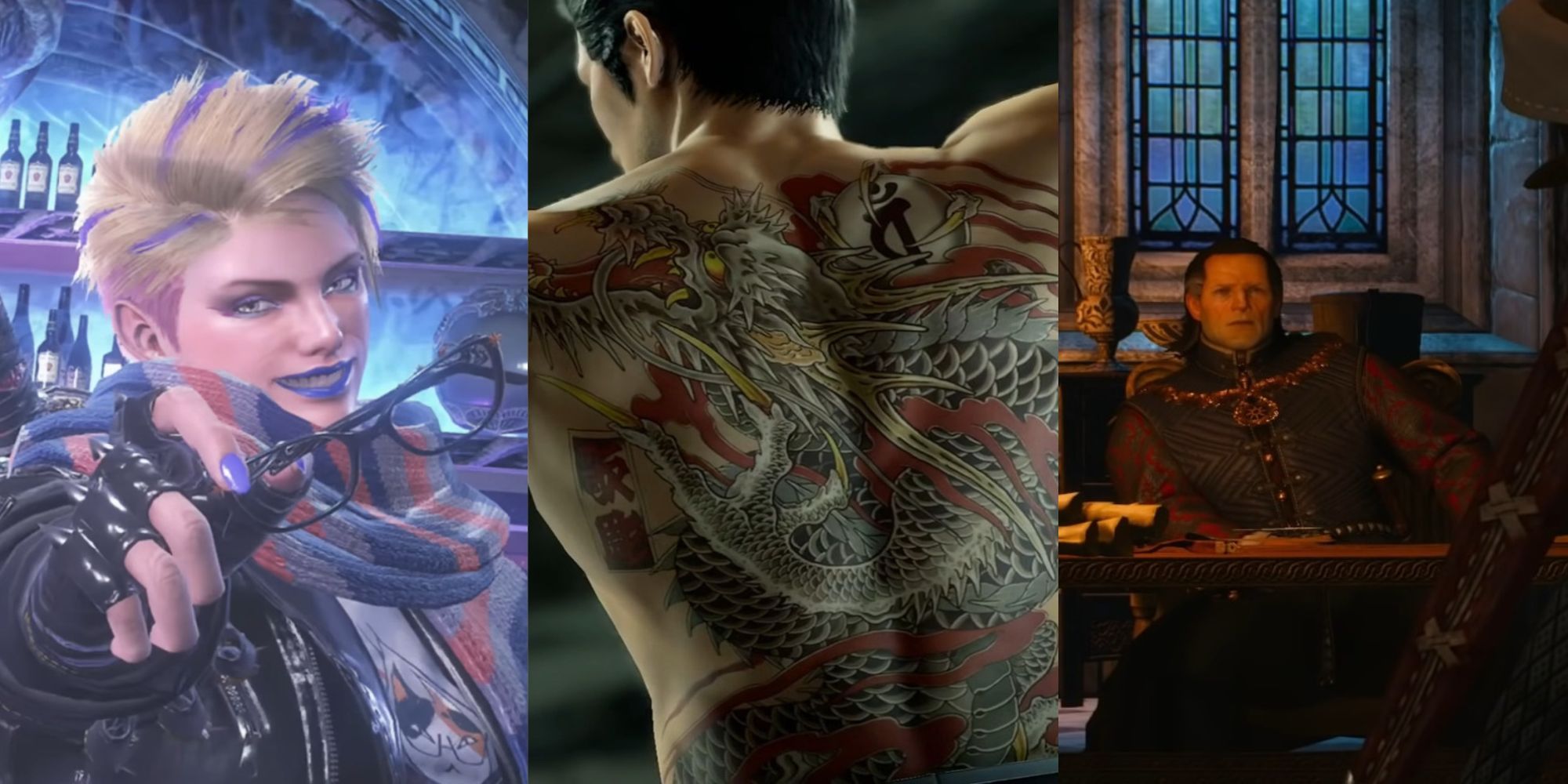Viola from Bayonetta 3, Kiryu from Yakuza: Like A Dragon, and Emhyr from The Witcher