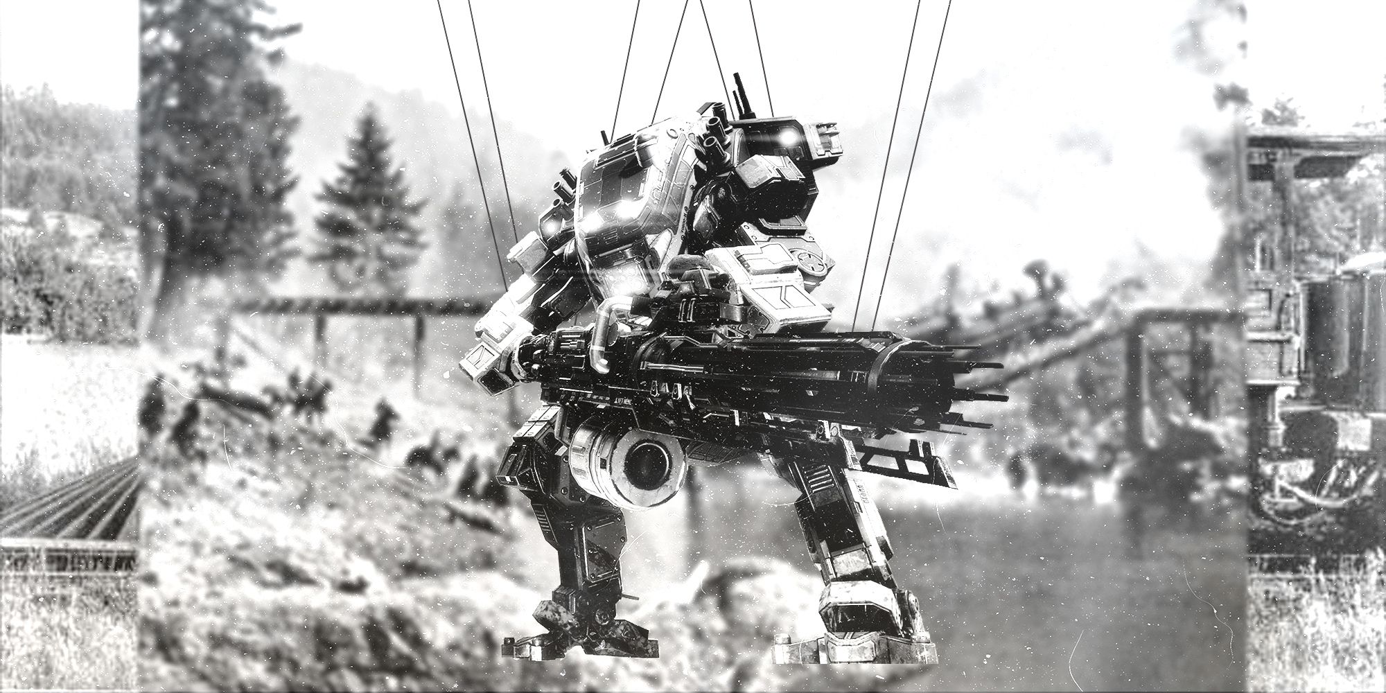 TItanfall mech in Buster Keaton's The General