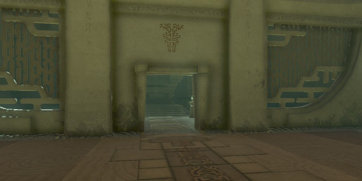 The Mayamats Shrine Exit in Tears of the Kingdom