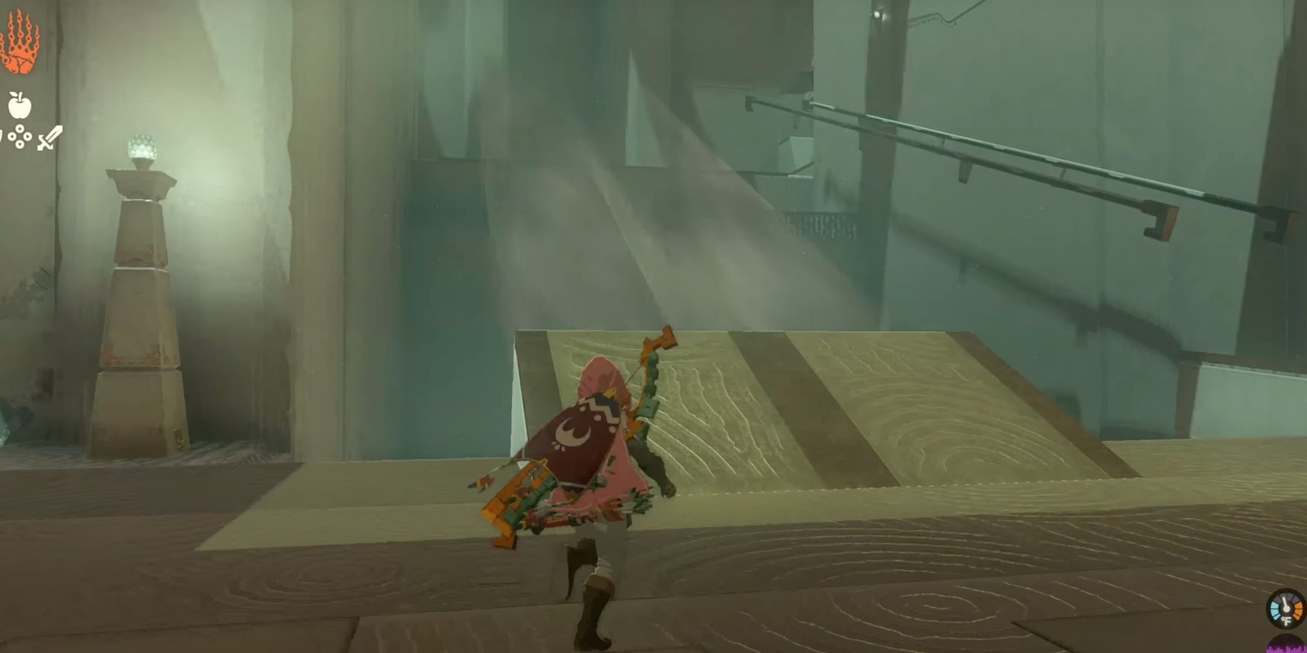 Wind of Mayamatsu Shrine in The Legend of Zelda: Kingdom of Tears.