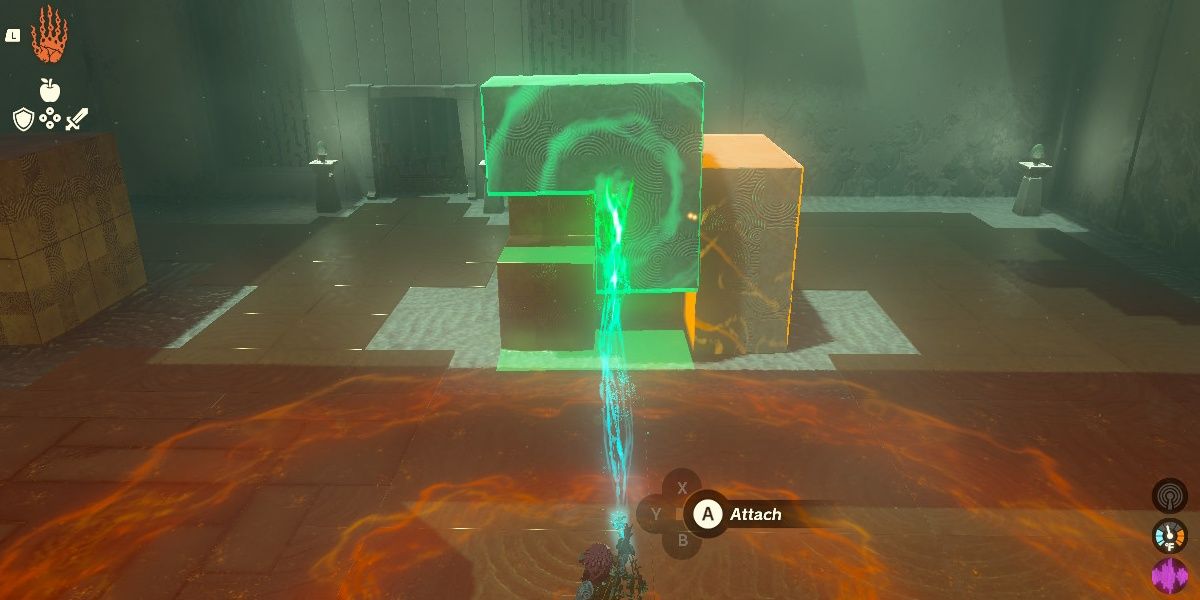 Link performs the first Mayausiy Shrine Solution In The Legend of Zelda: Tears of the Kingdom