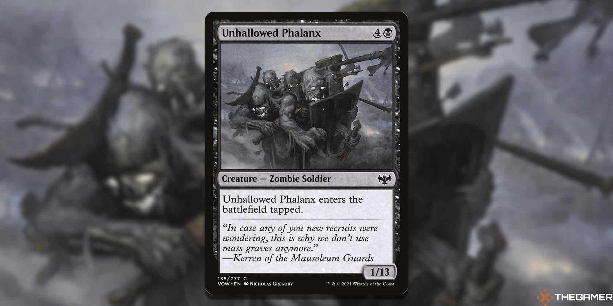 mtg's Unhallowed Phalanx card