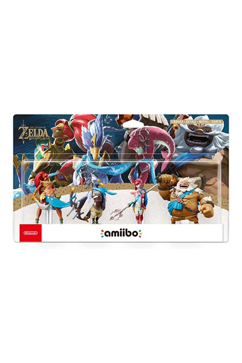 Urbosa, Revali, Mipha, Daruk Set Amiibo - The Legend Of Zelda Collection