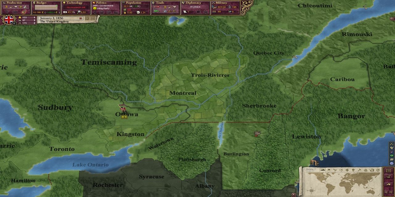 Victoria 2 gameplay screenshot via steam