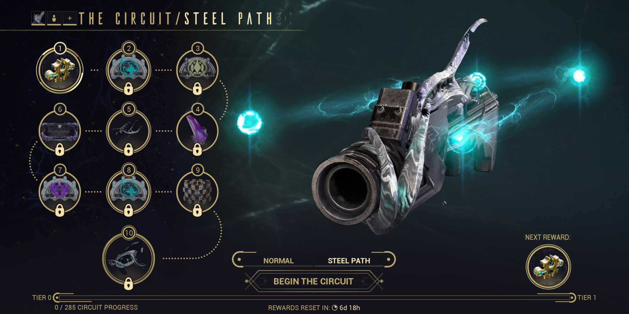 Warframe Steel Path Circuit Week 2 Rewards