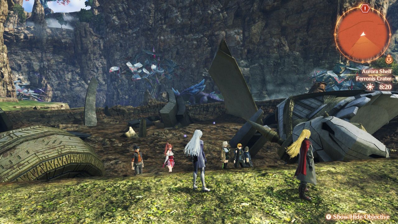 Location of the Aurora Shelf affinity scene in Xenoblade Chronicles 3: Future Rydiamond.