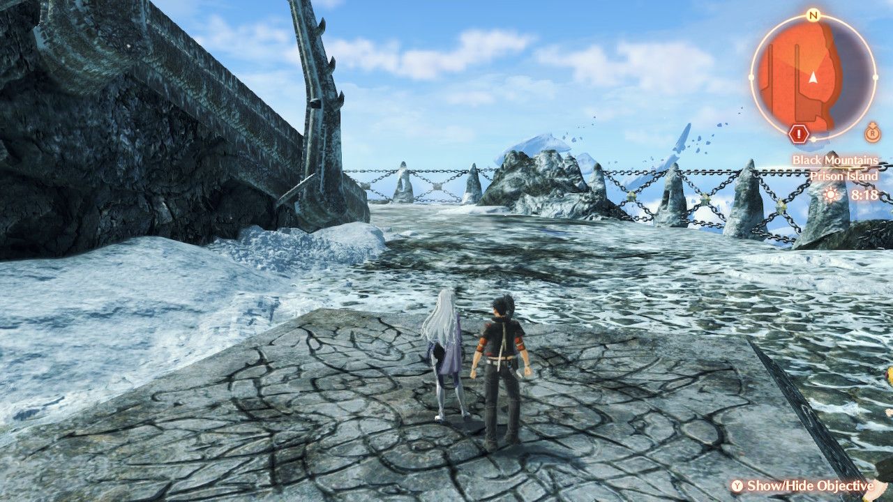 Location of the Black Mountain affinity scene in Xenoblade Chronicles 3: Future Rydiamond.