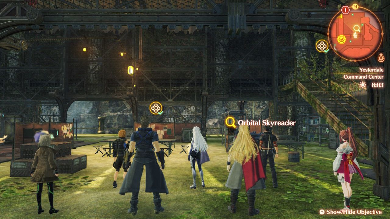 The location of the Command Center in Yesterdale in Xenoblade Chronicles 3: Future Redeemed.