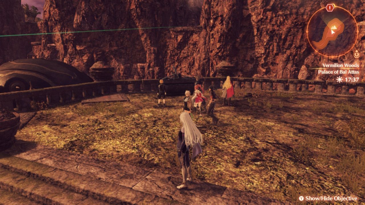 The Shulvae Splinter location in Vermilion Woods in Xenoblade Chronicles 3: Future Redeemed.