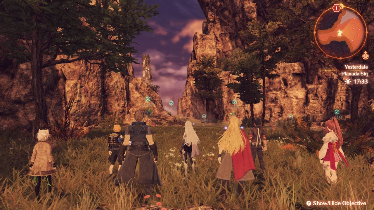 The location of the Planada Siq in Yesterdale in Xenoblade Chronicles 3: Future Redeemed.