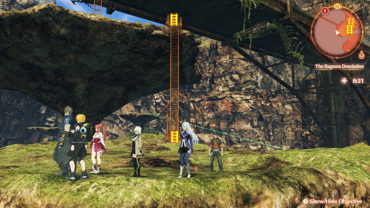 Location of the Ragmos Desolation Affinity scene in Xenoblade Chronicles 3: Future Rydiamond.