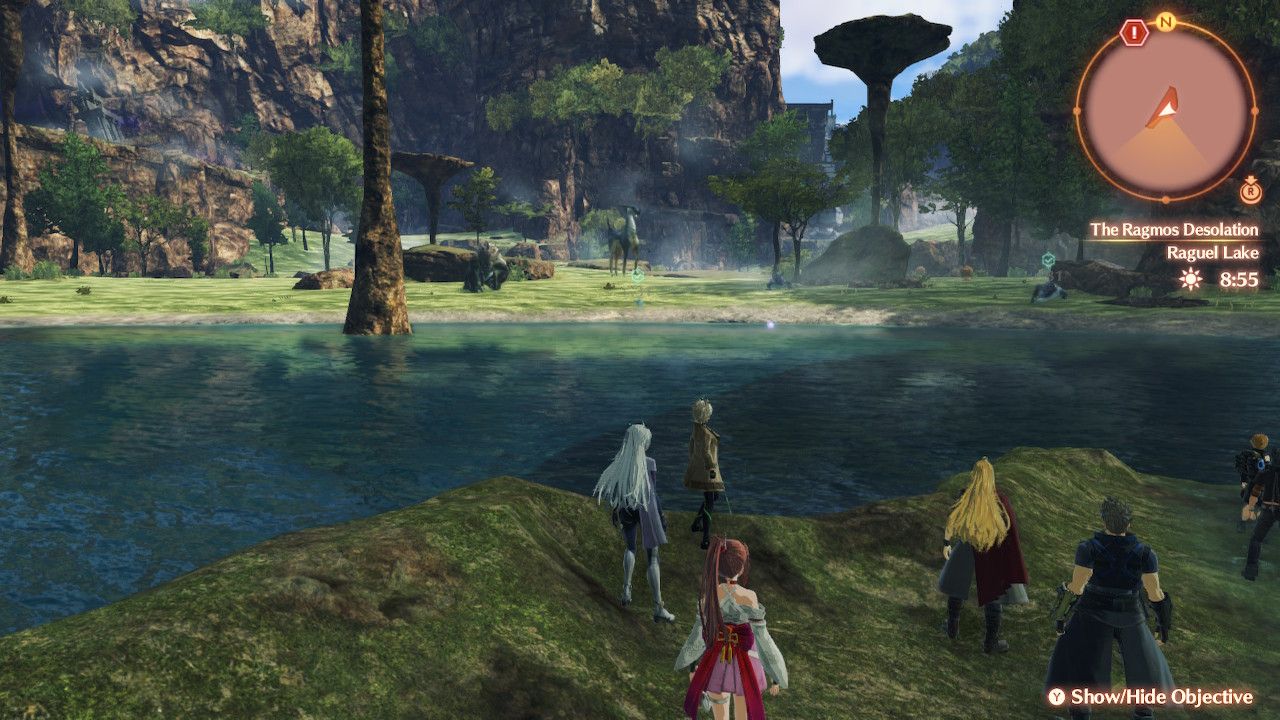 Location of the Ragmos Desolation Affinity scene in Xenoblade Chronicles 3: Future Rydiamond.