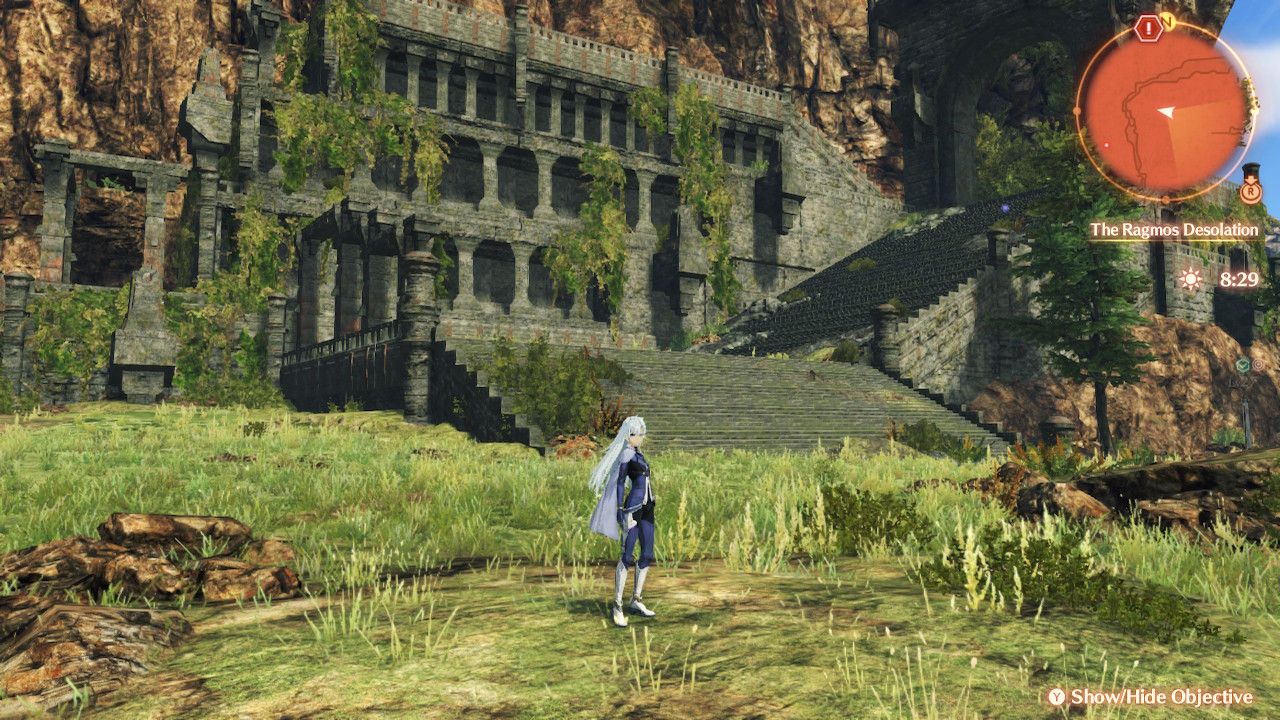 The location of the Ragmos Desolation Affinity Scene in Xenoblade Chronicles 3: Future Redeemed.