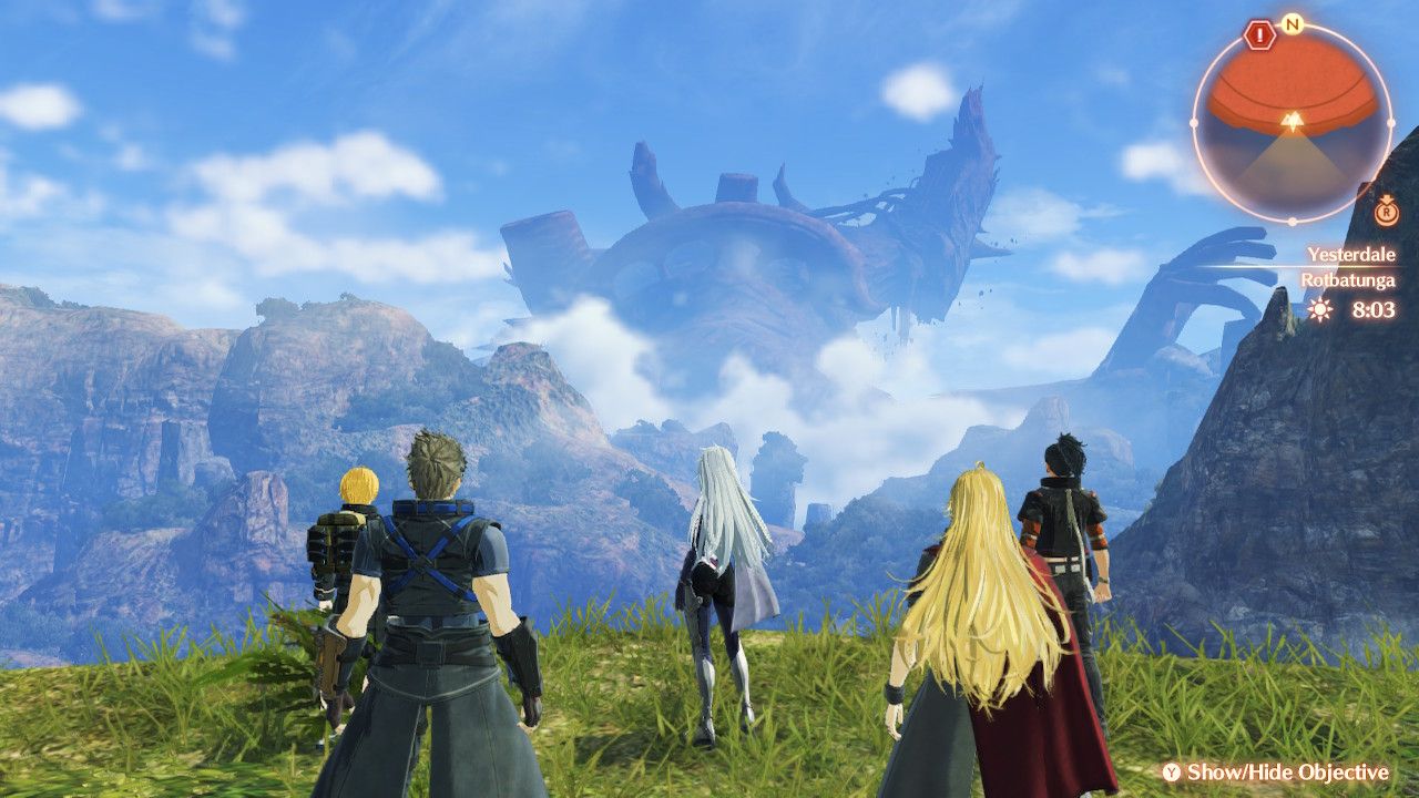 The location of Rotbatunga in Yesterdale in Xenoblade Chronicles 3: Future Redeemed.