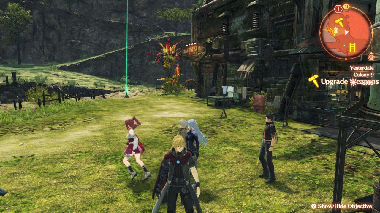 Location of the Yesterdale affinity scene in Xenoblade Chronicles 3: Future Rydiamond.