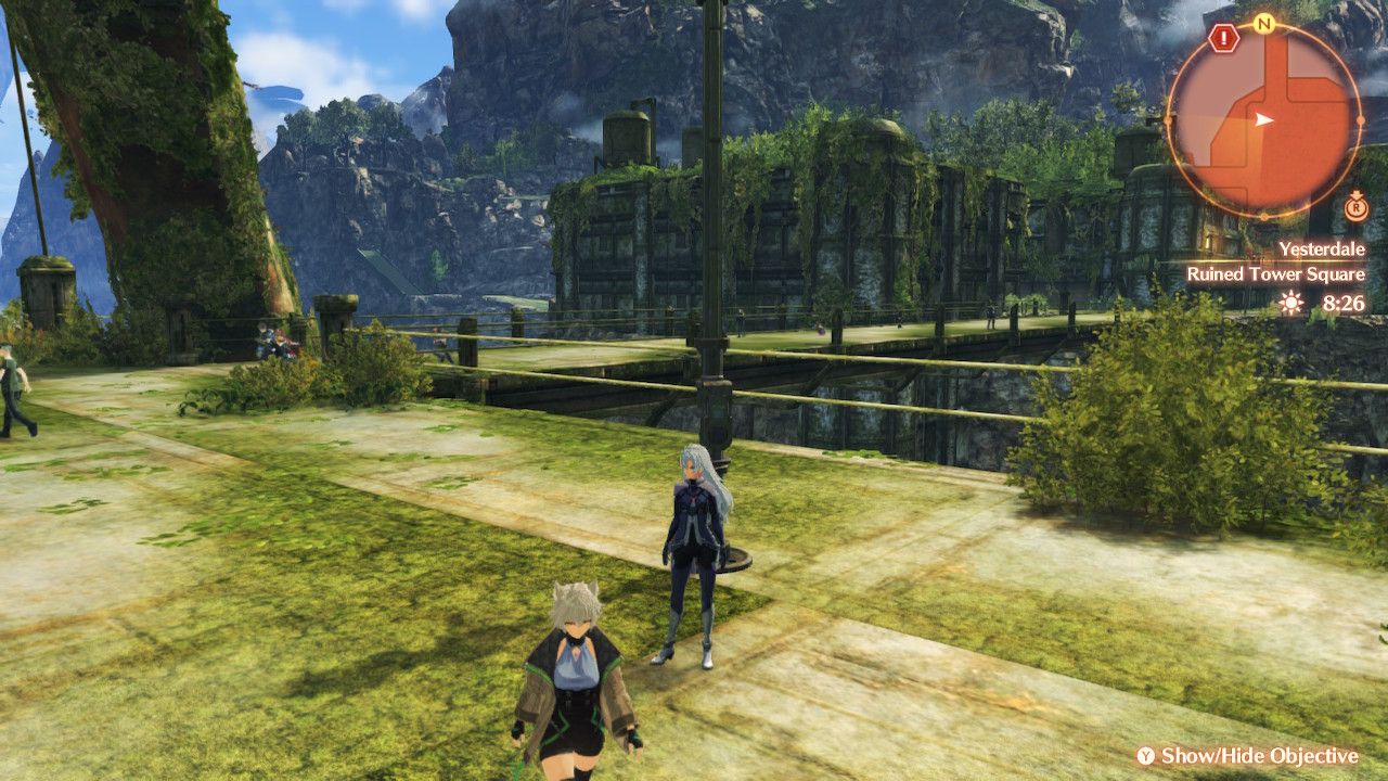 Location of the Yesterdale affinity scene in Xenoblade Chronicles 3: Future Rydiamond.
