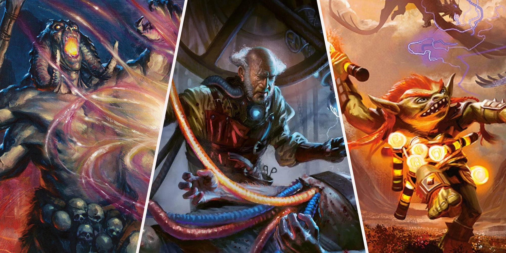 Yidris, Maelstrom Wielder, Ludevic, Necro-Alchemist, and Vial Smasher the Fierce from MTG