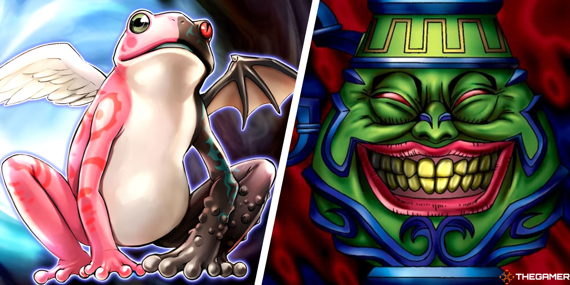 Substitoad and Pot of Greed from Yu-Gi-Oh