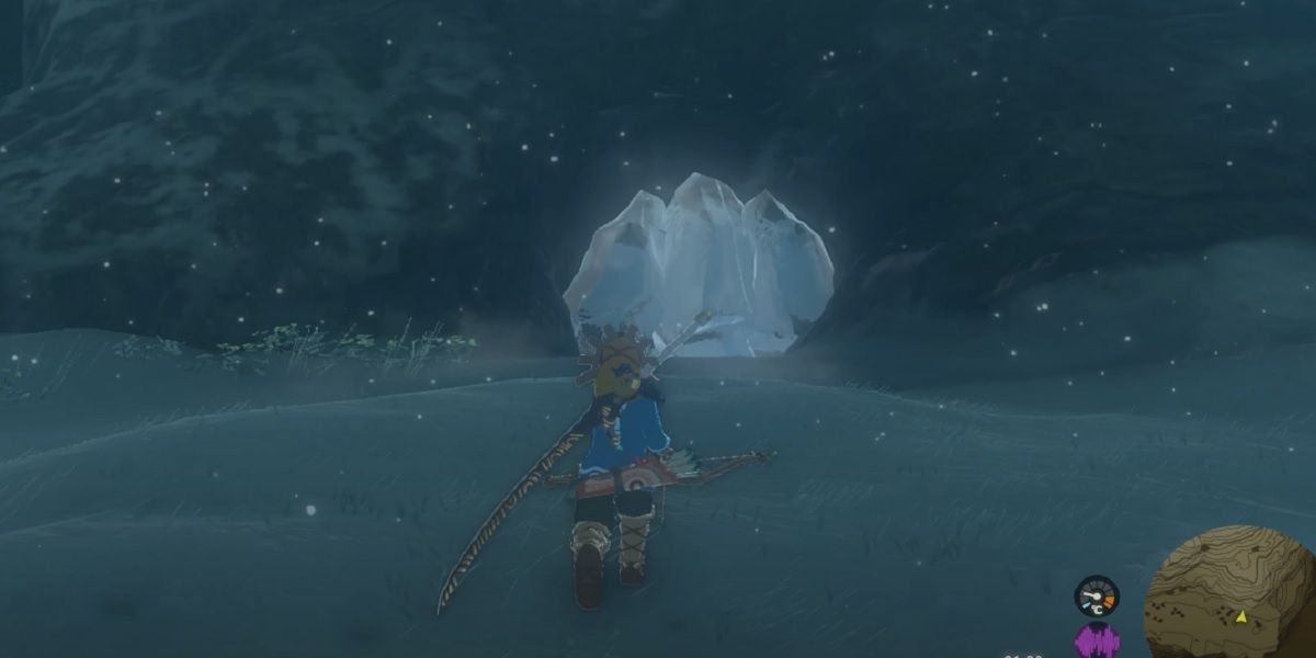 Zelda Tears Of The Kingdom Otak Shrine Ice Boulder