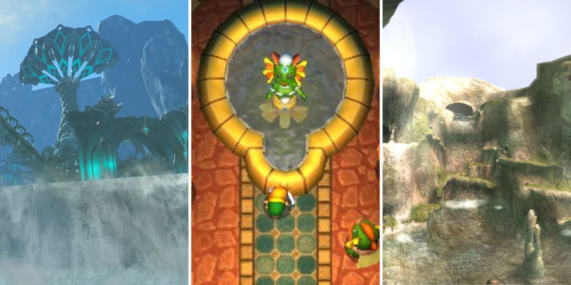 The Legend Of Zelda: Every Version of Zora's Domain, Ranked