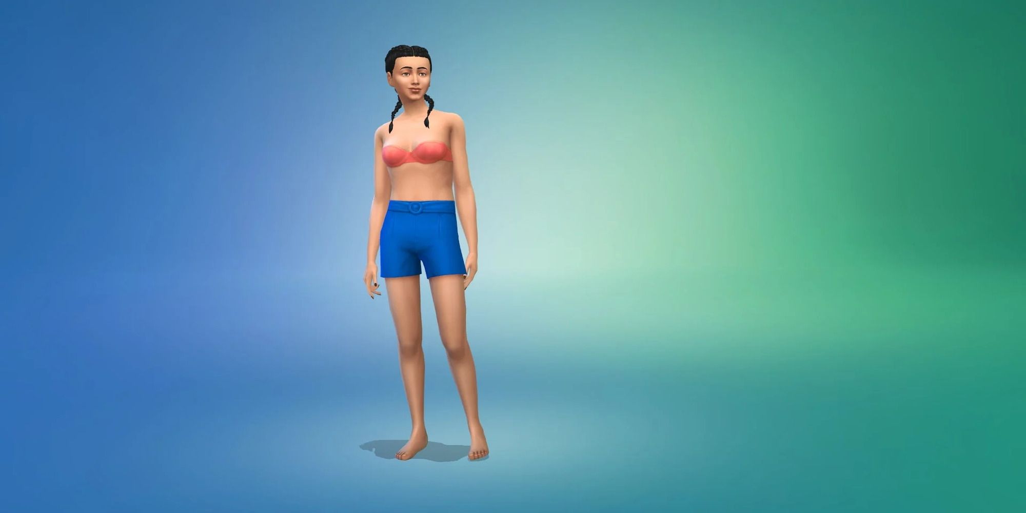 Midriff Shorts from Sims 4 Moonlight Chic Kit