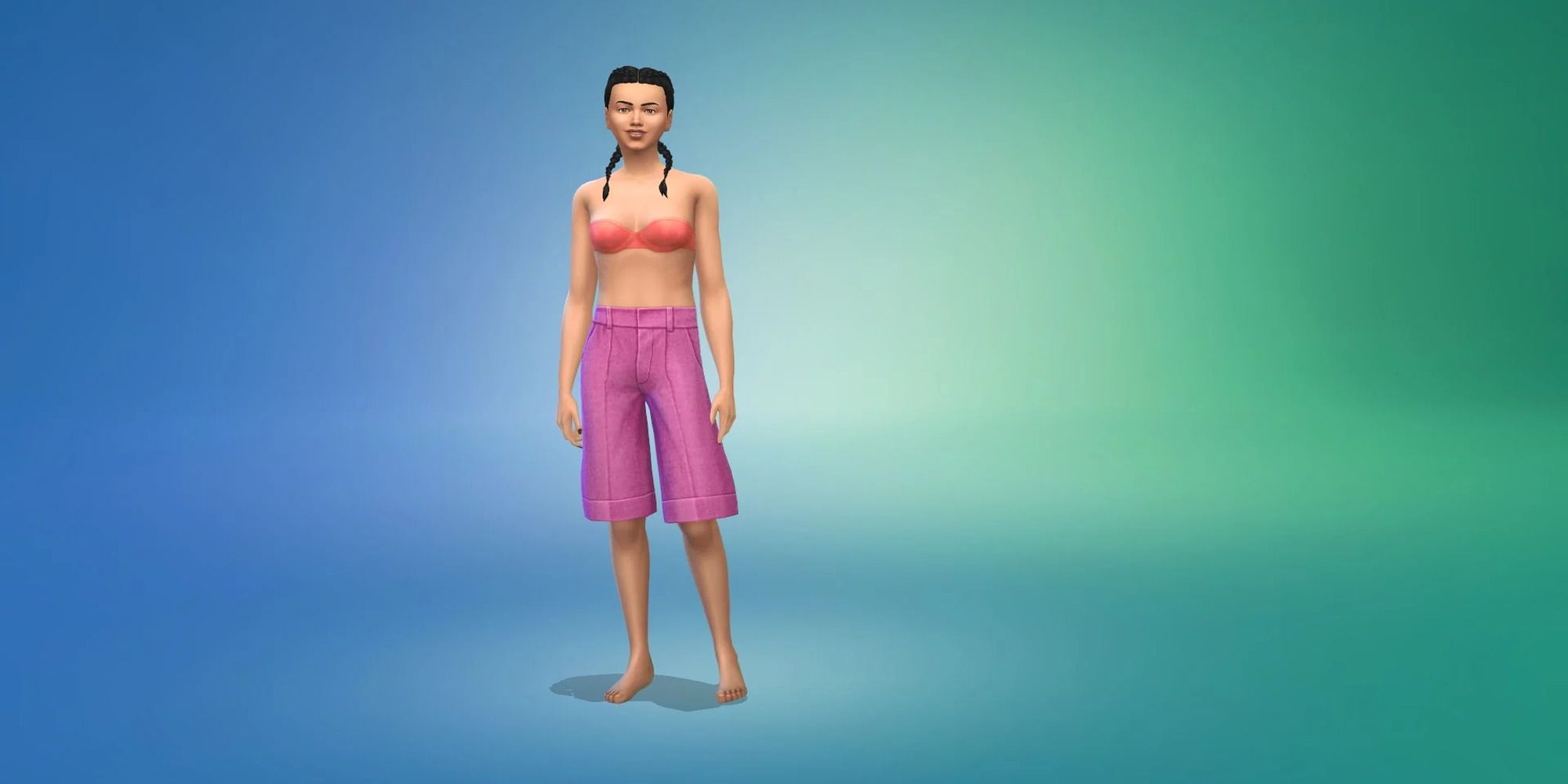 Midriff Culottes from Sims 4 Moonlight Chic Kit