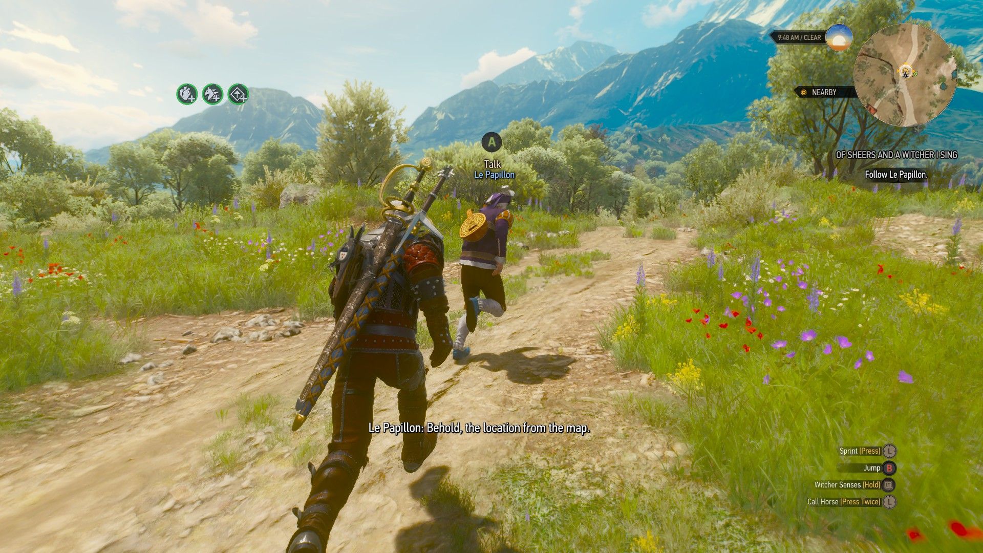 Geralt follows a bard through Toussaint&rsquo;s countryside as they search for a missing barber.