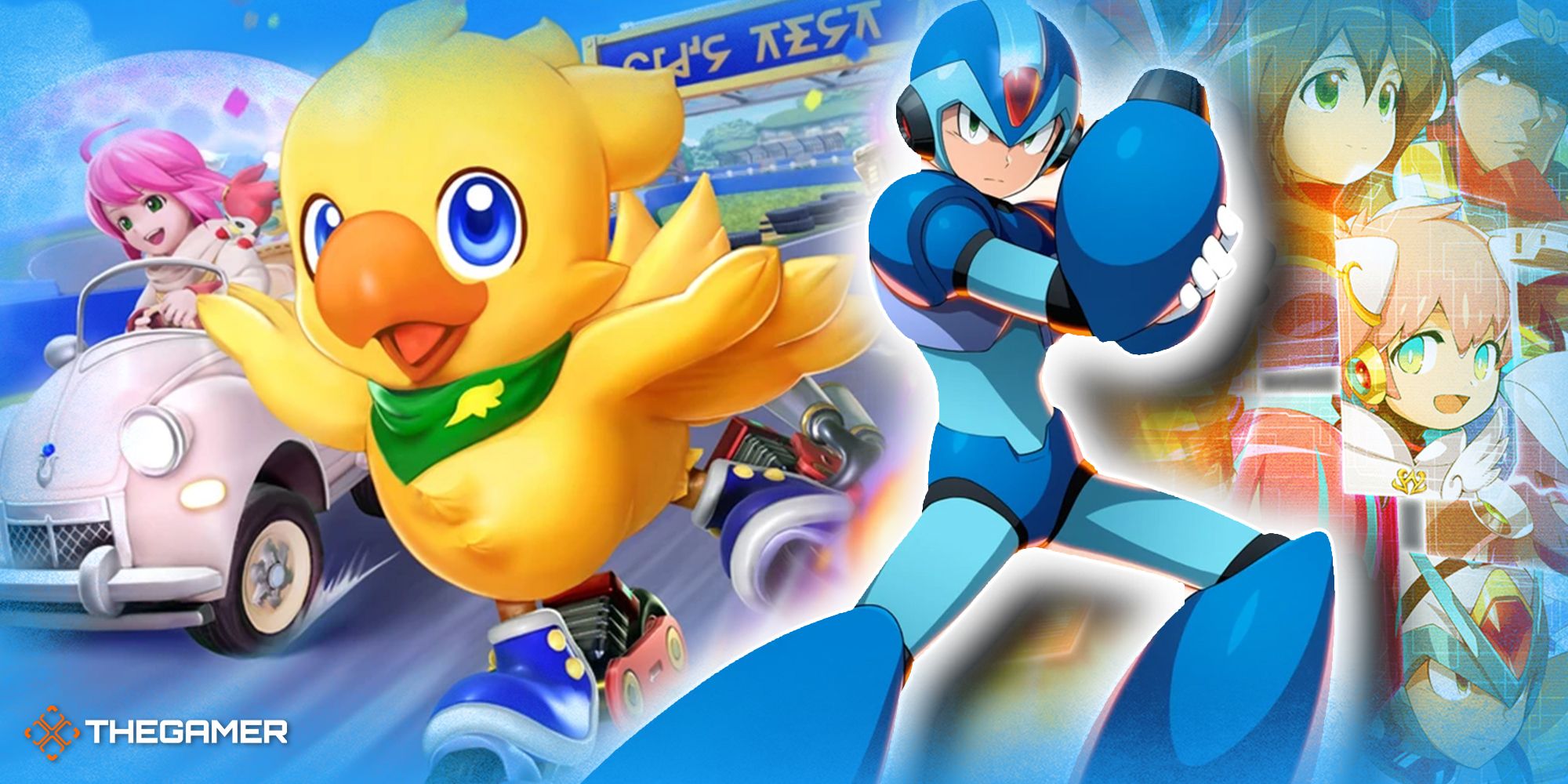 24-Chocobo GP and Mega Man X Dive
