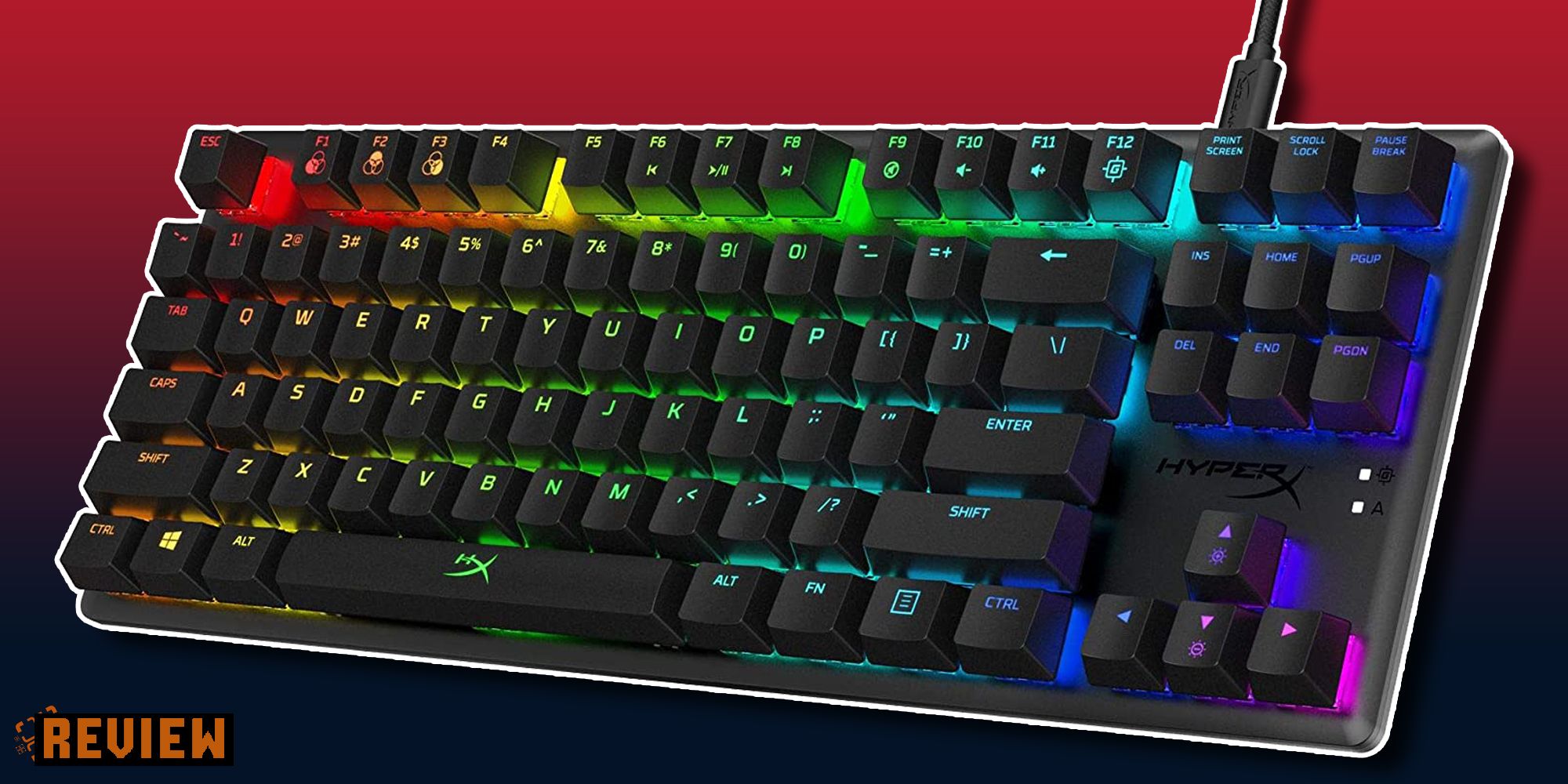 Product image of the HyperX Alloy Origins Core keyboard.