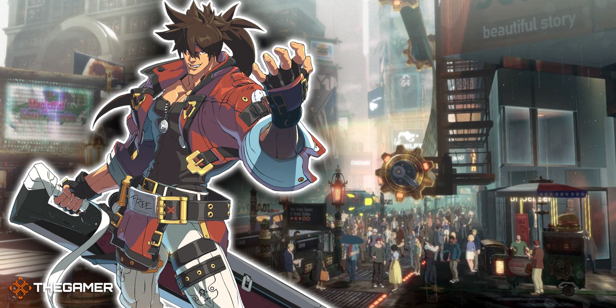 Game art and screen from Guilty Gear Strive.