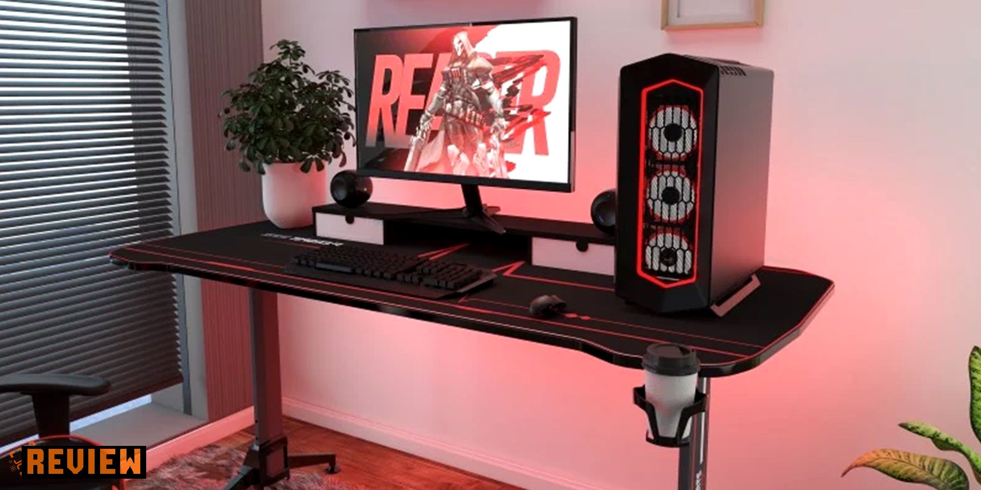 Product image of Flexispot Ergonomic Gaming Desk With Mouse Pad.