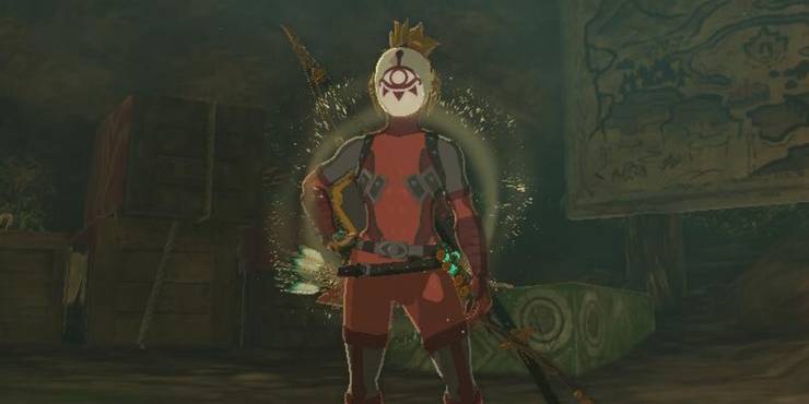 Link wears the Yiga armor