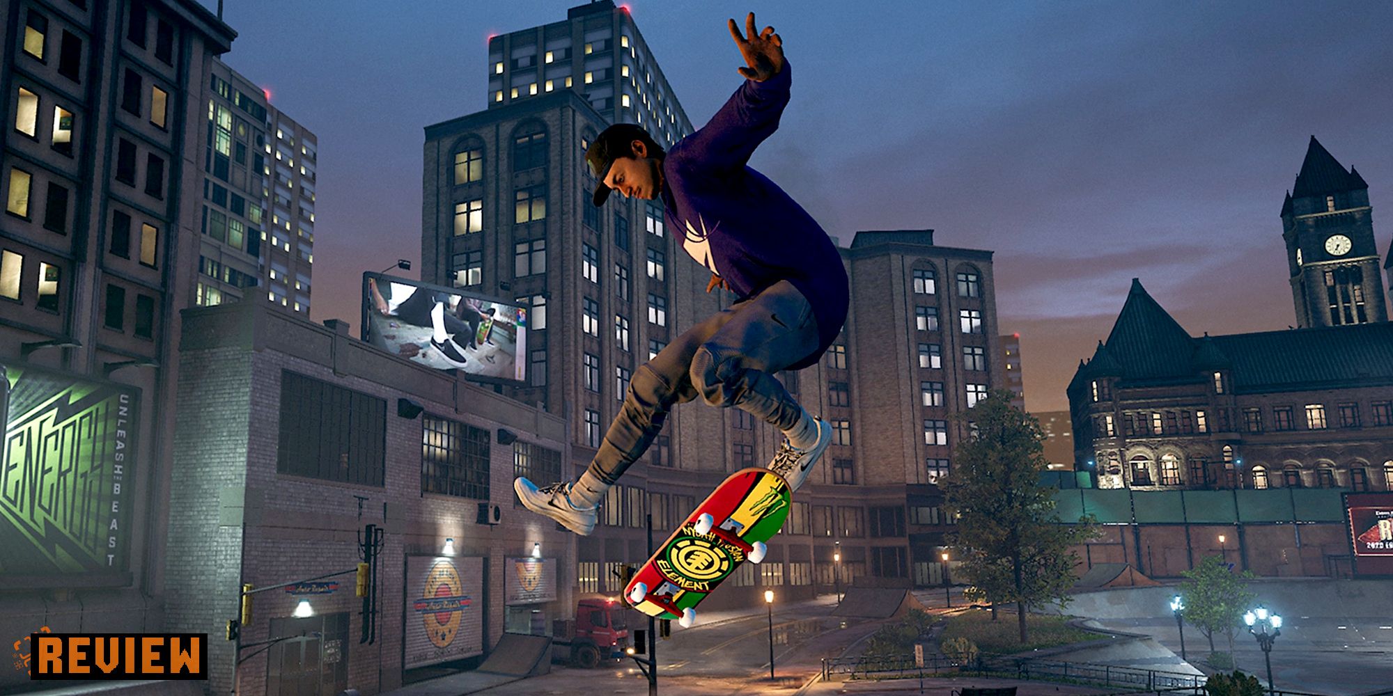 Game screen from Tony Hawk’s Pro Skater 1 + 2.