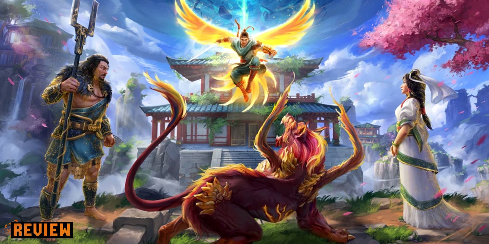 Game art from Myths of the Eastern Realm Immortals Fenyx Rising DLC.