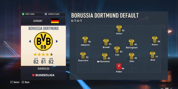 An image of Borussia Dortmund in FIFA 23