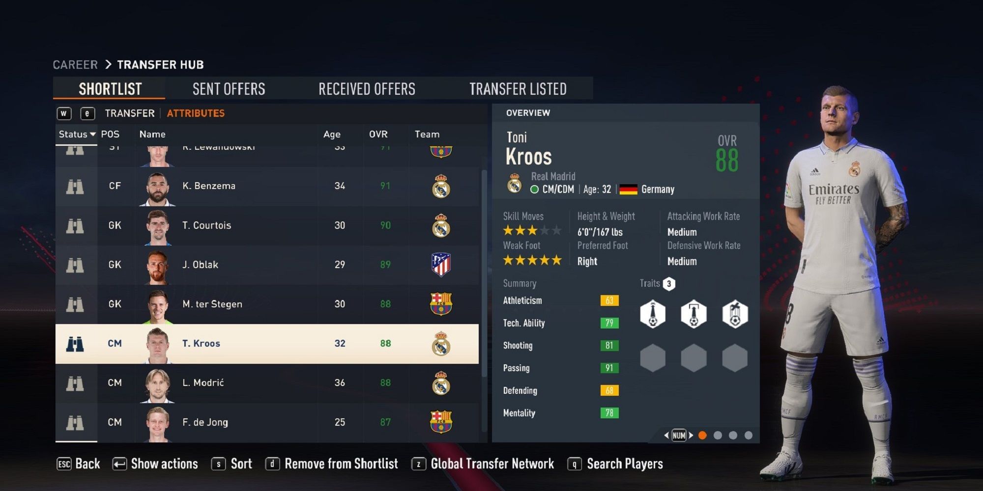 Picture of Toni Kroos in FIFA 23