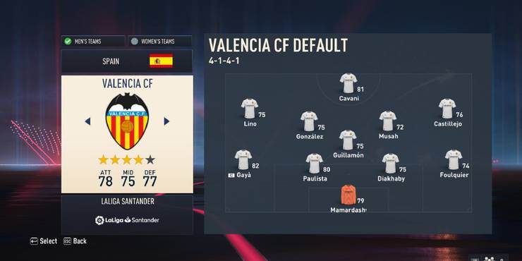 An image of Valencia in FIFA 23