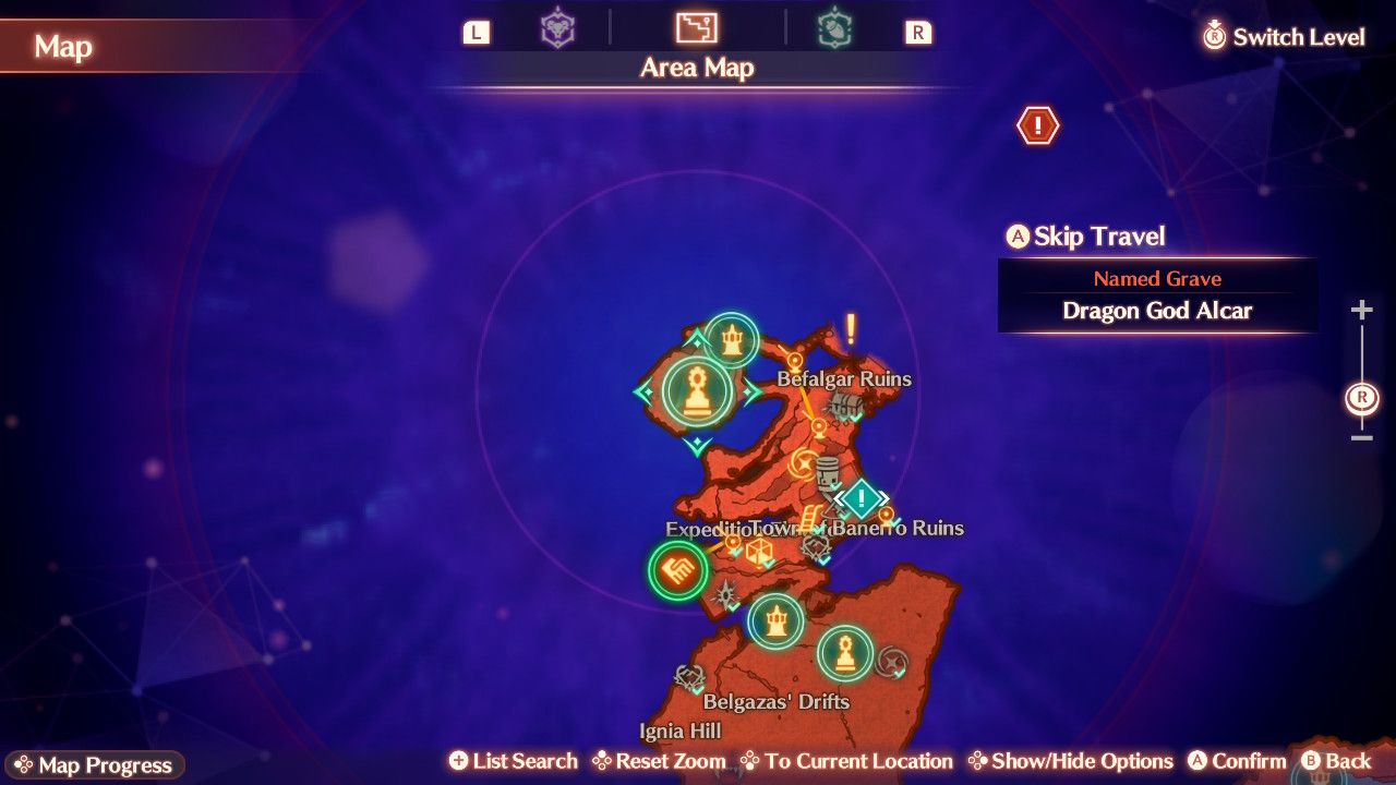 Nopon Medal location in Black Mountains in Xenoblade Chronicles 3: Future Redeemed.
