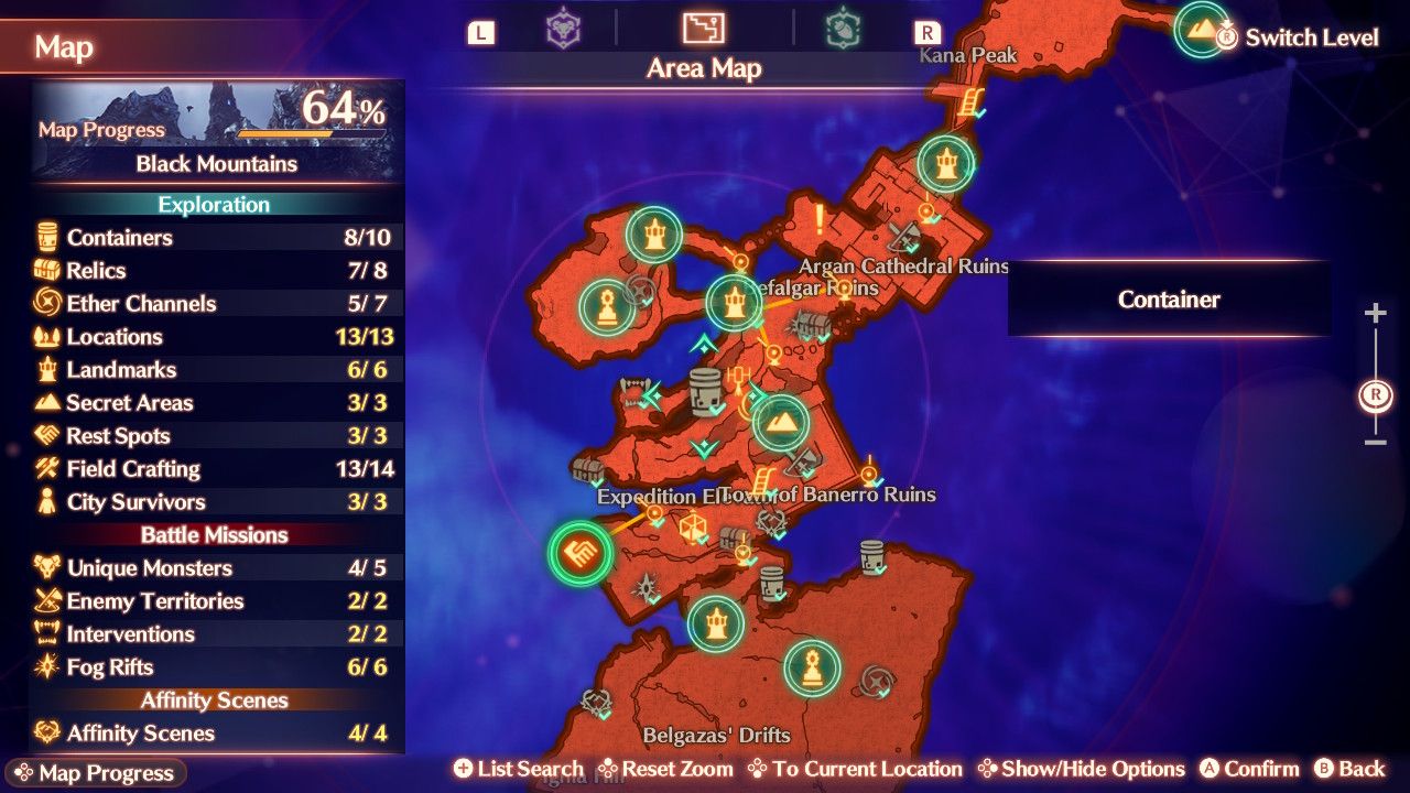 Nopon Medal Location in Black Mountains in Xenoblade Chronicles 3: Future Redeemed.