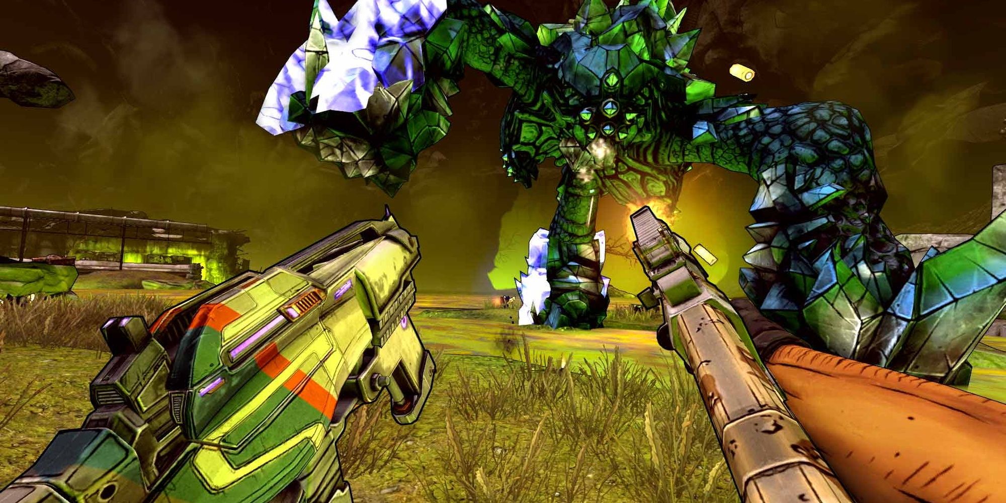 Borderlands 2 VR: Dual Wielding Guns During A Monster Fight